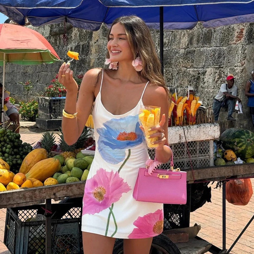 Floral Elegance Mini Dress